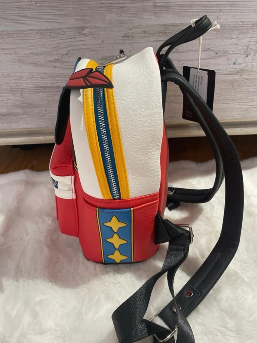 Loungefly Snow White Kids Mini Backpack - Red/Blue/Yellow